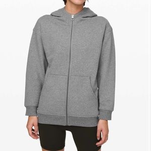 lululemon All Yours Zip Grey Hoodie Size Small